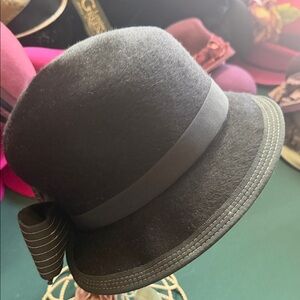 Elegant Black Bowler Hat